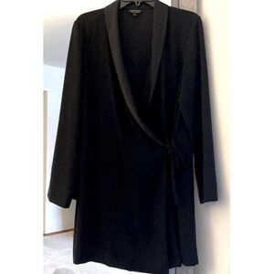 Black Top Shop mini blazer side tie dress‎ size 4